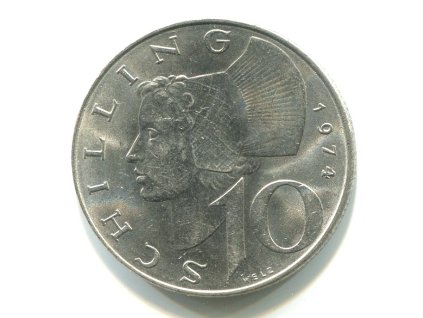 RAKOUSKO. 10 Schilling 1974.