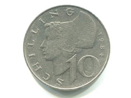 RAKOUSKO. 10 Schilling 1984.
