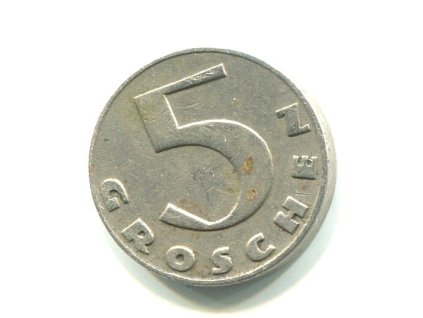 RAKOUSKO. 5 Groschen 1931.