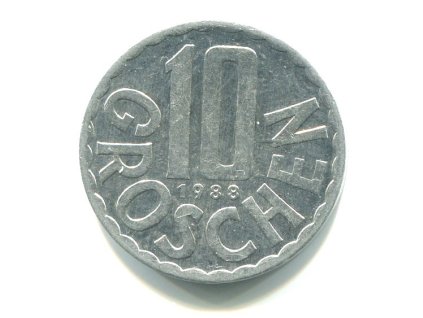 RAKOUSKO. 10 Groschen 1988.