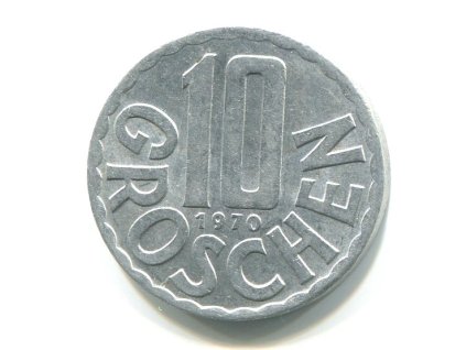 RAKOUSKO. 10 Groschen 1970.