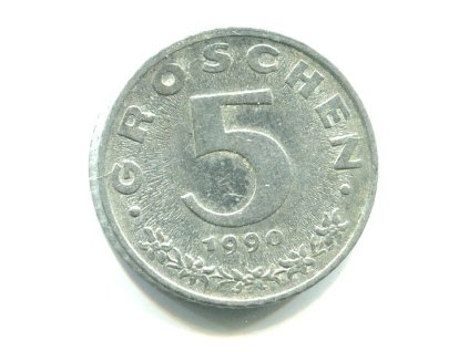 RAKOUSKO. 5 Groschen 1990.