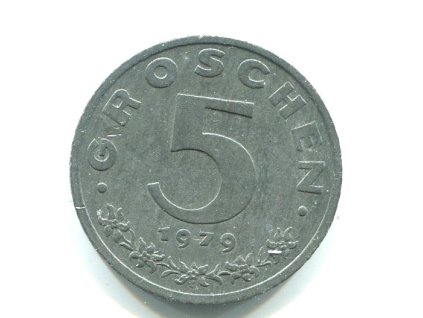 RAKOUSKO. 5 Groschen 1979.