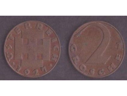 RAKOUSKO. 2 Groschen 1927.