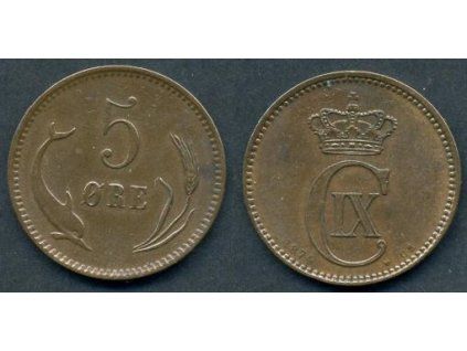DÁNSKO. 5 öre 1874.