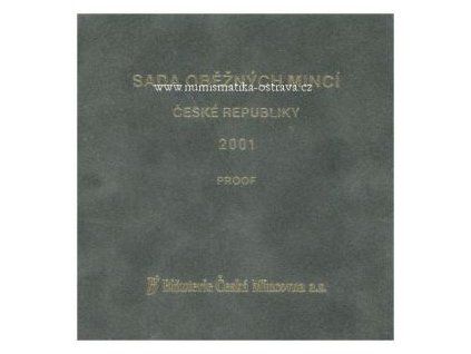 ČESKO. Sada oběžných mincí 2001. PROOF.
