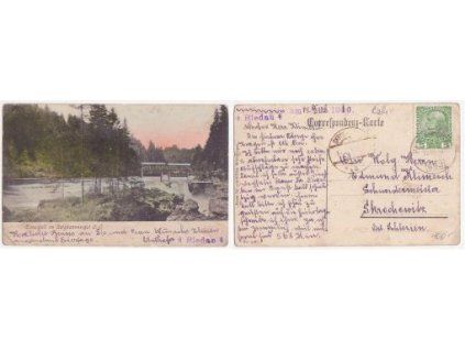 Traunfall im Salzkammergut. 1910