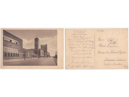 Düsseldorf-Holthausen. Verwaltungsgebäude der Persilwerke.