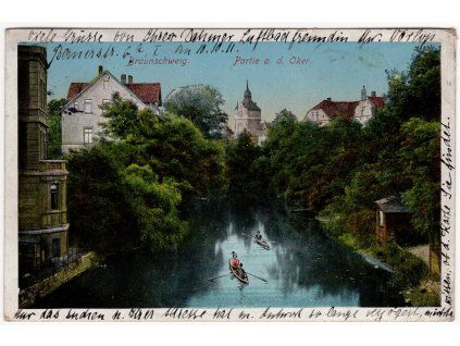 BRAUNSCHWEIG. Partie a. d. Oker. 1911.