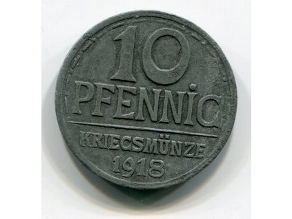 RADOLFZELL. 10 Pfennig 1918. Funck 436.1A