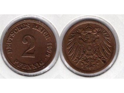 NĚMECKO. 2 Pfennig 1906/A. KM-16