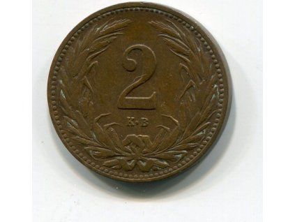 František Josef I. 2 fillér 1908/KB