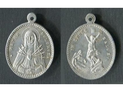 SVÁTOSTKA. Mariánský medailon.
