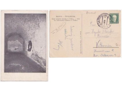 Brno. Špilberk. Žalář italského básníka Silvia Pellica. 1930