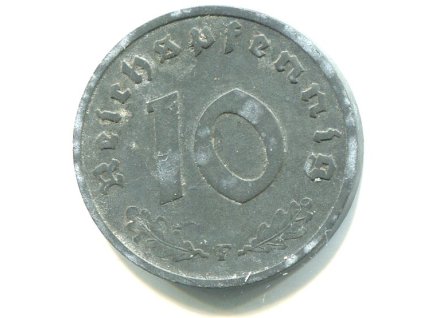 NĚMECKO. 10 Pfennig 1940/F.