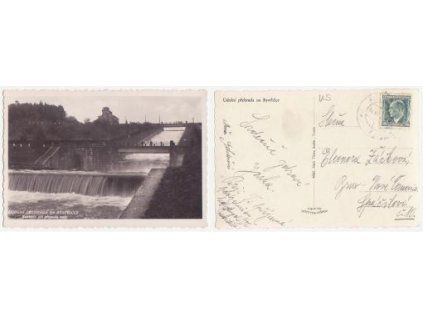 Bystřička. Údolní přehrada. 1937.