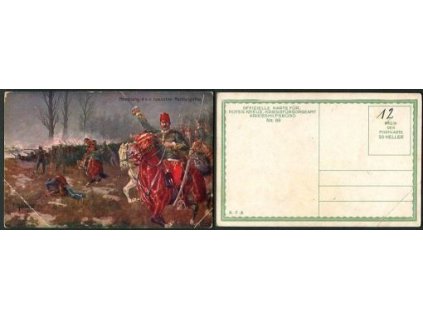 Nr. 088. Abweisung eines russischen Nachtangriffes. Autor: F. Hellerer.