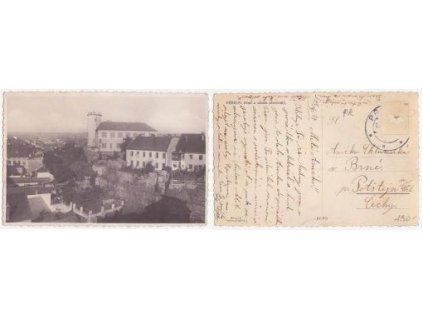 Přerov. Hrad a zámek přerovský. 1934