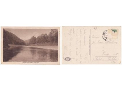 Teplice n. Bečvou. Řeka. 1927