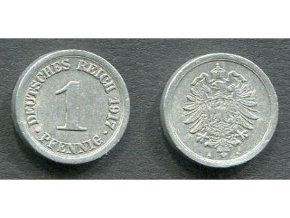 NĚMECKO. 1 Pfennig 1917/A. KM-24