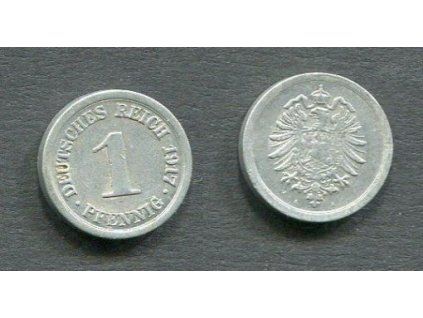 NĚMECKO. 1 Pfennig 1917/A. KM-24