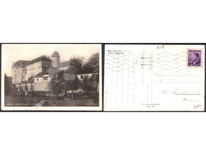 PODĚBRADY. Zámek. 1944.