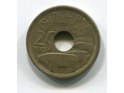 ŠPANĚLSKO. 25 pesetas 1993.
