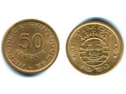 TIMOR. 50 centavos 1970.