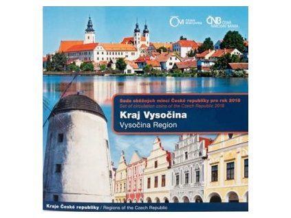 ČESKO. Sada oběžných mincí 2018. Kraj Vysočina.