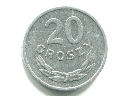 POLSKO. 20 groszy 1962.