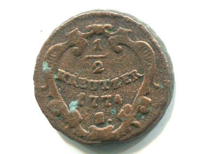 Josef II. 1/2 Kreuzer 1774/S.