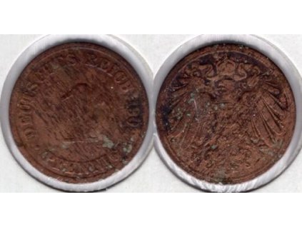NĚMECKO. 1 Pfennig 1902/A.