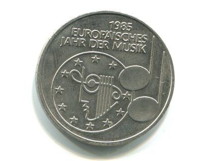 NĚMECKO. 5 Mark 1985/F. Evropský rok hudby.