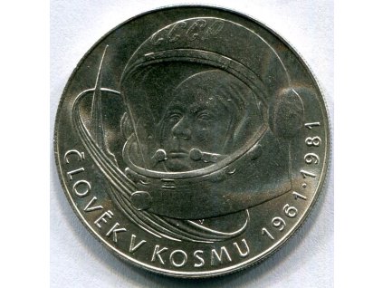 ČESKOSLOVENSKO. 100 Kčs 1981. Člověk v kosmu.