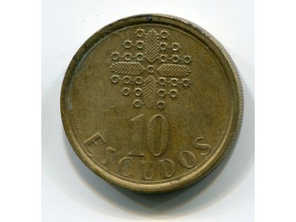 PORTUGALSKO. 10 escudos 1991.