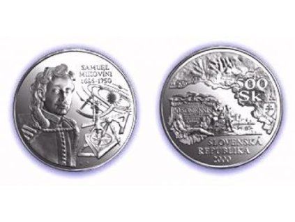 SLOVENSKO. 500 Sk 2000. Mikovíni. b.k.