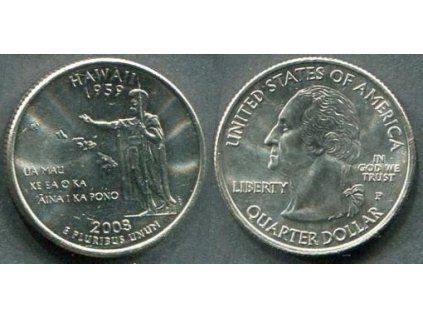 USA. 1/4 dollar 2008/P. Hawai.