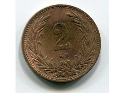 František Josef I. 2 fillér 1906/KB