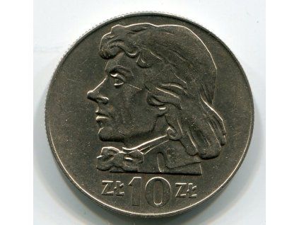 POLSKO. 10 złotych 1969. Kościuszko.
