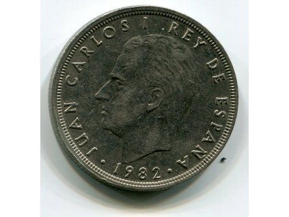 ŠPANĚLSKO. 50 Pesetas 1982. KM-825