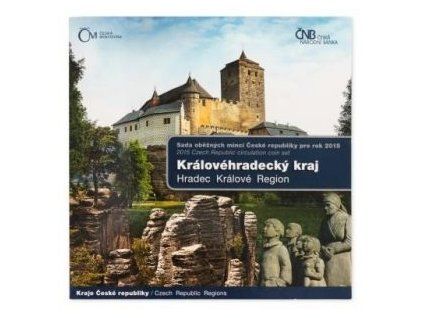 ČESKO. Sada oběžných mincí 2015. Královehradecký kraj. b.k.