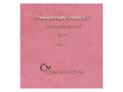 ČESKO. Sada oběžných mincí 2009. PROOF.