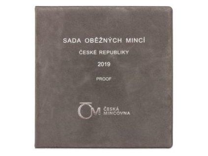 ČESKO. Sada oběžných mincí 2019. Semiš. PROOF.