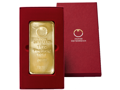2021 Goldbarren Etui GoldblisterOFFEN 1000g komplett