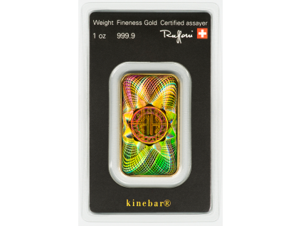 1oz Au 999.9 Kinebar retro