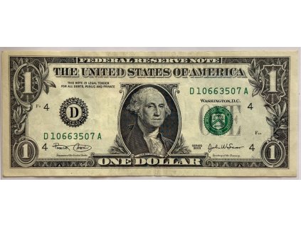 USA. 1 dollar 2003 D.