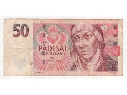 ČESKO. 50 korun 1997. Série E 61. Hej. CZ 21.