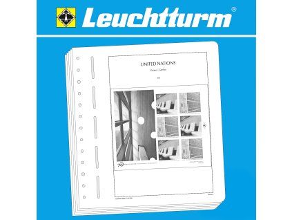 Předtištěné listy LEUCHTTURM SF - OSN, Ženeva1976-1999, malá velikost