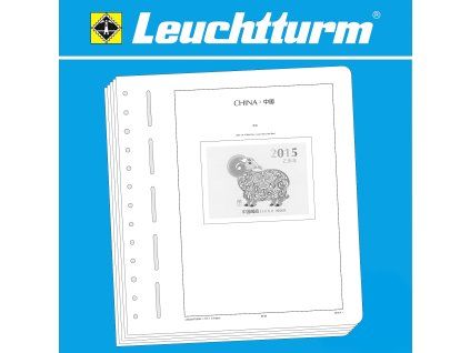 Předtištěné listy LEUCHTTURM SF - Čína 1980-2018, brožura