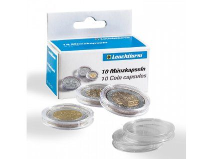 Kapsle na mince do Ø 22,5 mm - 10 kusů v balení